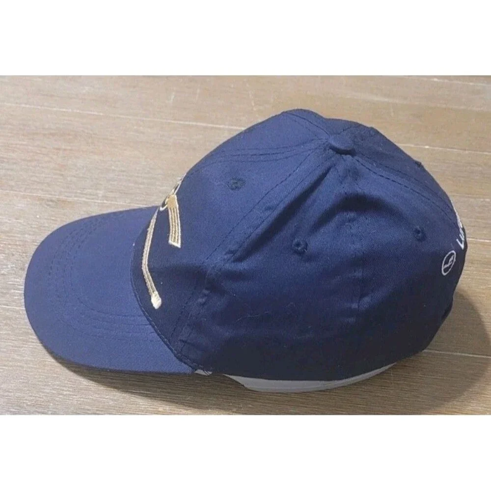 Lufthansa Childrens Hat Navy Blue Cap Adjustable Vintage Airlines Memorabilia